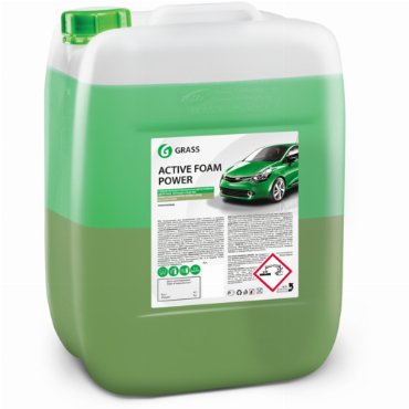 GRASS Активная пена для бесконтактной мойки Active Foam Power 1 л 1 кг зеленый 577₽