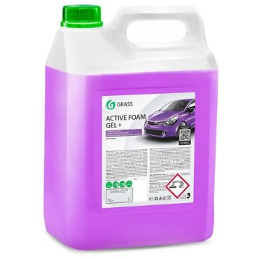 GRASS Активная пена для бесконтактной мойки Active Foam Gel 6 л 6 кг розовый 2730₽