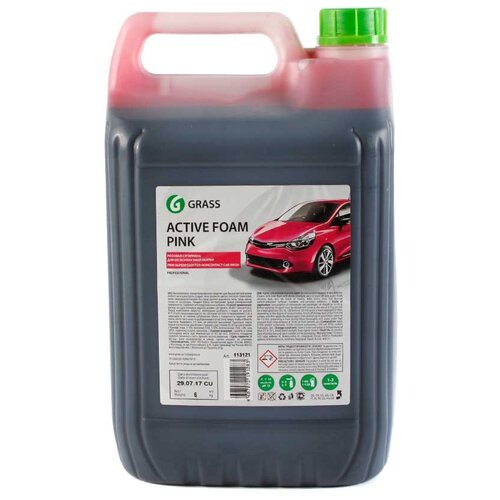 GRASS Активная пена для бесконтактной мойки Active Foam Pink 6 кг розовый 939₽