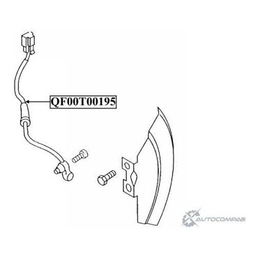 Датчик Abs QUATTRO FRENI арт QF61F00159 1570₽