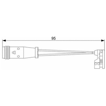 QBWS0229 2205401517 датчик износа колодок MB Viano и W211 и 220 4WD all 02 L95 918₽