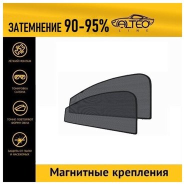 Каркасные автошторки ALTEO PREMIUM на Volkswagen Golf 3 1991-1997 хэтчбек 5d на передние двери на магнитах с затемнением 90-95 2550₽
