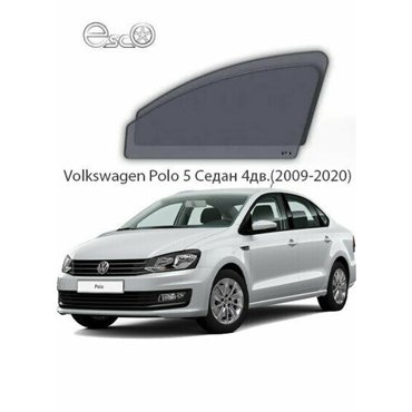 Каркасные автошторки на передние боковые окна Volkswagen Polo 5 Седан 4дв2009-2020 3500₽