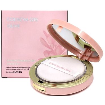 Enough Матирующая пудра с коэнзимом Q10 и оливой SPF28 PA 21 Coenzyme Q10 Olive Moisture Two Way Cake 850₽