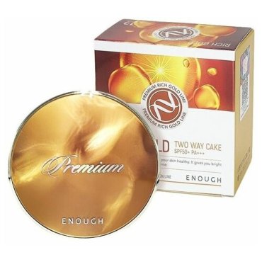 Enough Пудра компактная Premium rich gold two way cake SPF 50 PA 1 шт 13 11 г 1225₽
