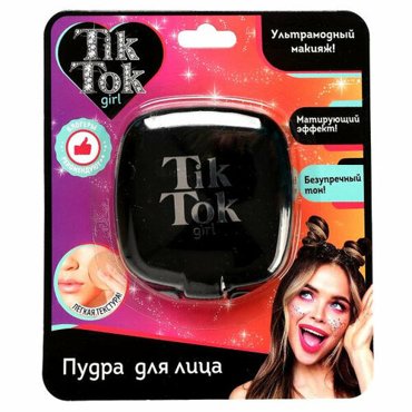 Пудра для лица TIK TOK GIRL CP61639TTG тон 03 бежевый 1193₽