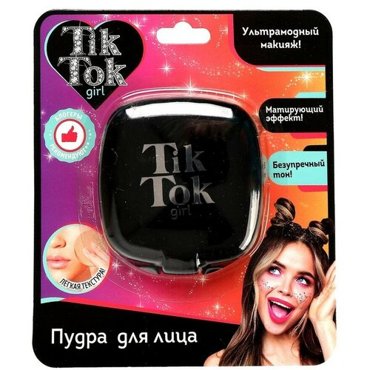 Пудра компактная цвет бежевый тон 03 TIK TOK GIRL 399₽