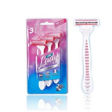Derby Samuray Lady Platinum Twin Blade одноразовые станки для бритья женские с двойным лезвием 3 шт в упаковке 312₽