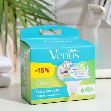 Сменные кассеты для бритья Gillette Venus Embrace 6 шт 2209₽