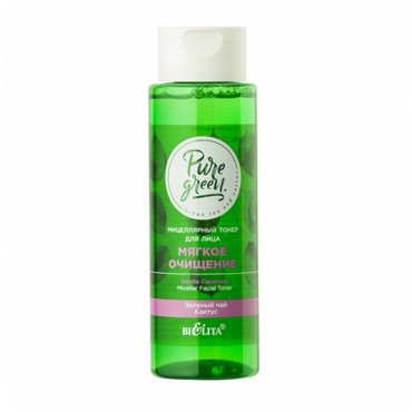 Белита Мицеллярный тонер для лица PURE GREEN Мягкое очищение 195мл 468₽