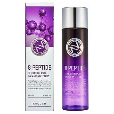 Enough Антивозрастной пептидный тонер Premium 8 peptide Senation Pro Balancing Toner 130мл 1119₽