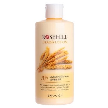 Лосьон для лица с рисом и центеллой азиатской Enough Rosehill Grains Lotion 300ml 353₽