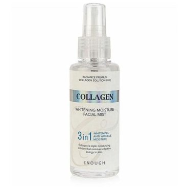 Мист-тонер с коллагеном увлажняющий Enough Collagen 3 in 1 Whitening Moisture Facial Mist 100 мл 509₽