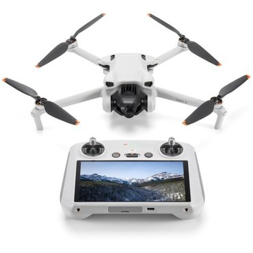 Квадрокоптер DJI Mini 3 Fly More Combo DJI RC с пультом и дисплеем белый 95000₽