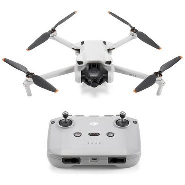 Квадрокоптер DJI Mini 3 DJI RC с пультом и дисплеем белый 70297₽
