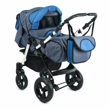 Коляска-трансформер Babyton Pillo OX Denim-Blue 46690₽