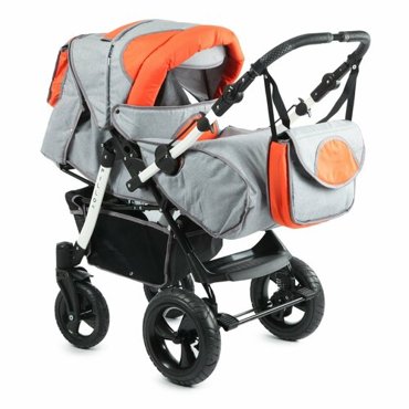 Коляска-трансформер Babyton Pillo OX Grey-Orange 46690₽