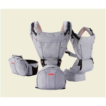 Эргорюкзак Хипсит Sinbii Premium Hipseat S-Pocket Set Серый 24470₽