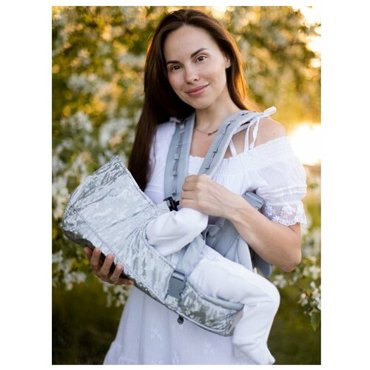 Рюкзак-кенгуру BabyActive Shine серебряныйоблака 3391₽