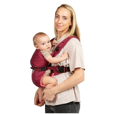 Рюкзак-кенгуру чудо-чадо BabyActive Simple - бордовый 2038₽