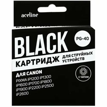 Картридж Canon PG-40 BK-черный для Canon PIXMA iP1200 Canon PIXMA iP1300 и тд 1599₽
