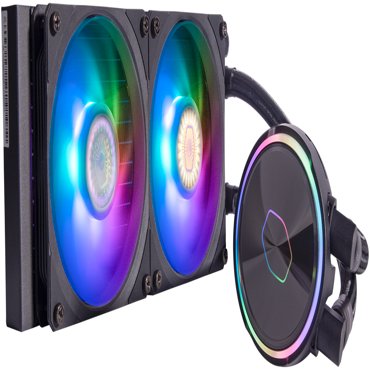 Система охлаждения для процессора Cooler Master MasterLiquid PL240 Flux белый 10688₽