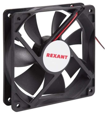 Вентиляторкулер для корпуса компьютераRХ 12025MS 12 VDC черный Rexant 359₽