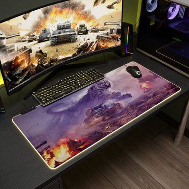 Игровой коврик для мыши World of tanks с RGB подсветкой 2099₽