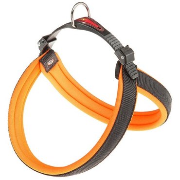 Шлейка Ferplast Agila Fluo 5 обхват шеи 50-58 см черныйоранжевый L 2579₽