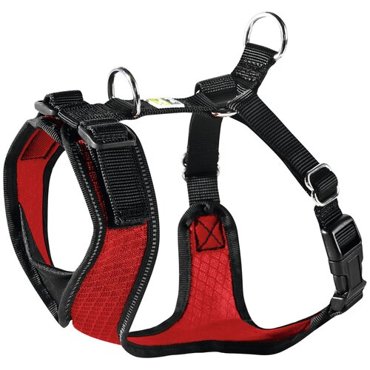 Шлейка Hunter Manoa XS 35-41 см нейлонсетчатый текстиль для собак красный 1833₽