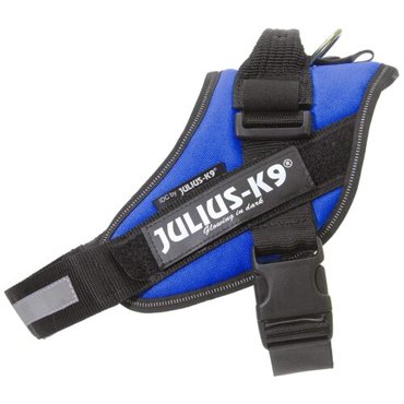 Шлейка JULIUS-K9 IDC Powerharness 2 джинс-зеленый неон 3814₽
