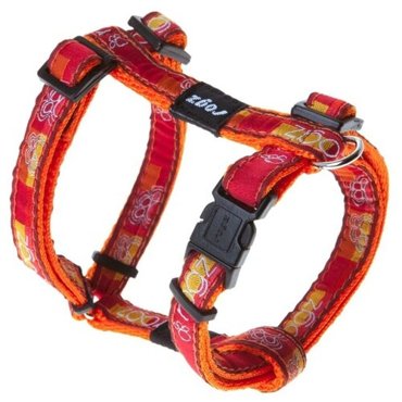 Шлейка Rogz Fancy Dress S SJ01 turquoise paw 1349₽