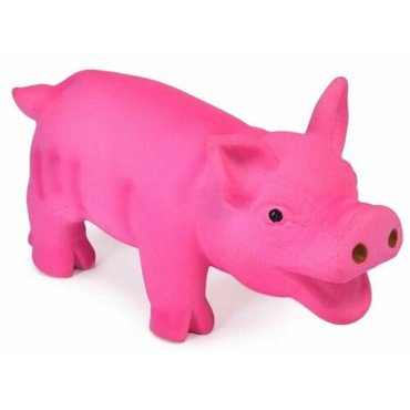 Nobby Игрушка для собак Цветные свинки, пищалка, 11 см