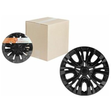 Колпаки колесные 15 Джой черный глянец карбон компл 2 шт AWCC-15-33 1360₽