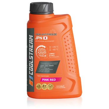 Антифриз Coolstream JPN Pink Red 1 л 1 уп 481₽