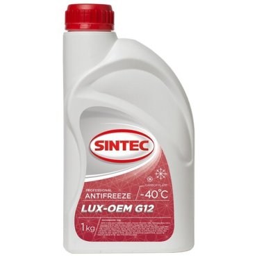 Антифриз готовый красный Luxe G12 -45 5кг SINTEC 990560 цена за 1 шт 308₽
