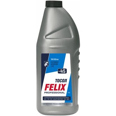 Тосол Felix Стандарт -45C Синий 1 кг 1170₽