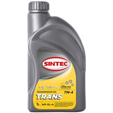 Трансмиссионное смасло SINTEC TRANS ТМ4 SAE 75W-90 API GL-4 Полусинтетическое 1 л