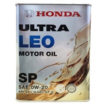 HC-синтетическое моторное масло Honda Ultra LEO 0W20 SP 4 л 1 шт 6400₽