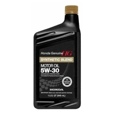 Полусинтетическое моторное масло Honda Synthetic Blend 5W30 SN 0946 л 1 шт 1252₽