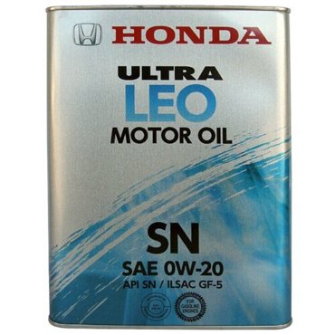 Синтетическое моторное масло Honda Ultra LEO 0W20 SN 4 л 6 шт 18900₽