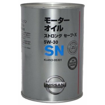 Синтетическое моторное масло Nissan SN Strong Save X 5W-30 4 л 1 шт 1654₽