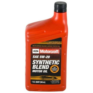 Синтетическое моторное масло Ford Premium Synthetic Blend 5W-20, 0.946 л, 1 шт.