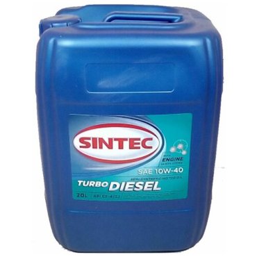 Синтетическое моторное масло SINTEC Turbo Diesel 10W-40 20 л 1 шт 6307₽