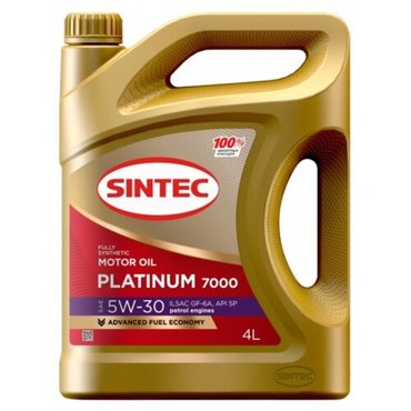 Моторное масло SINTEC PLATINUM 7000 5W-30 GF-6A 4L 663₽