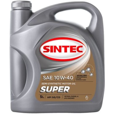 Масло моторное SINTEC SUPER 3000 10W-40 SGCD полусинтетическое 1л 1592₽