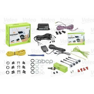 VALEO 632200 632200 комплект датчиков парковки зад 4 шт звуковой сигнал цвет черный 11502₽