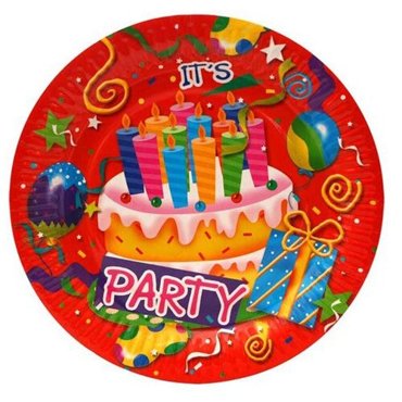 Тарелка одноразовая Action Party 6 шт 63₽