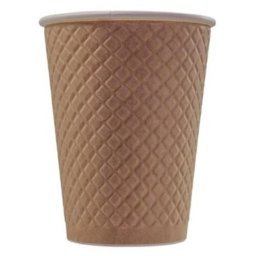 Стаканы бумажные одноразовые двухслойные Waffle красные 300 мл набор 25 шт 239₽