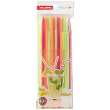 Трубочки TESCOMA myDRINK 308856 с удлиненным сгибом 25см 40 штук 350₽
